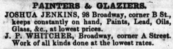 1850 Boston Directory Advertisement